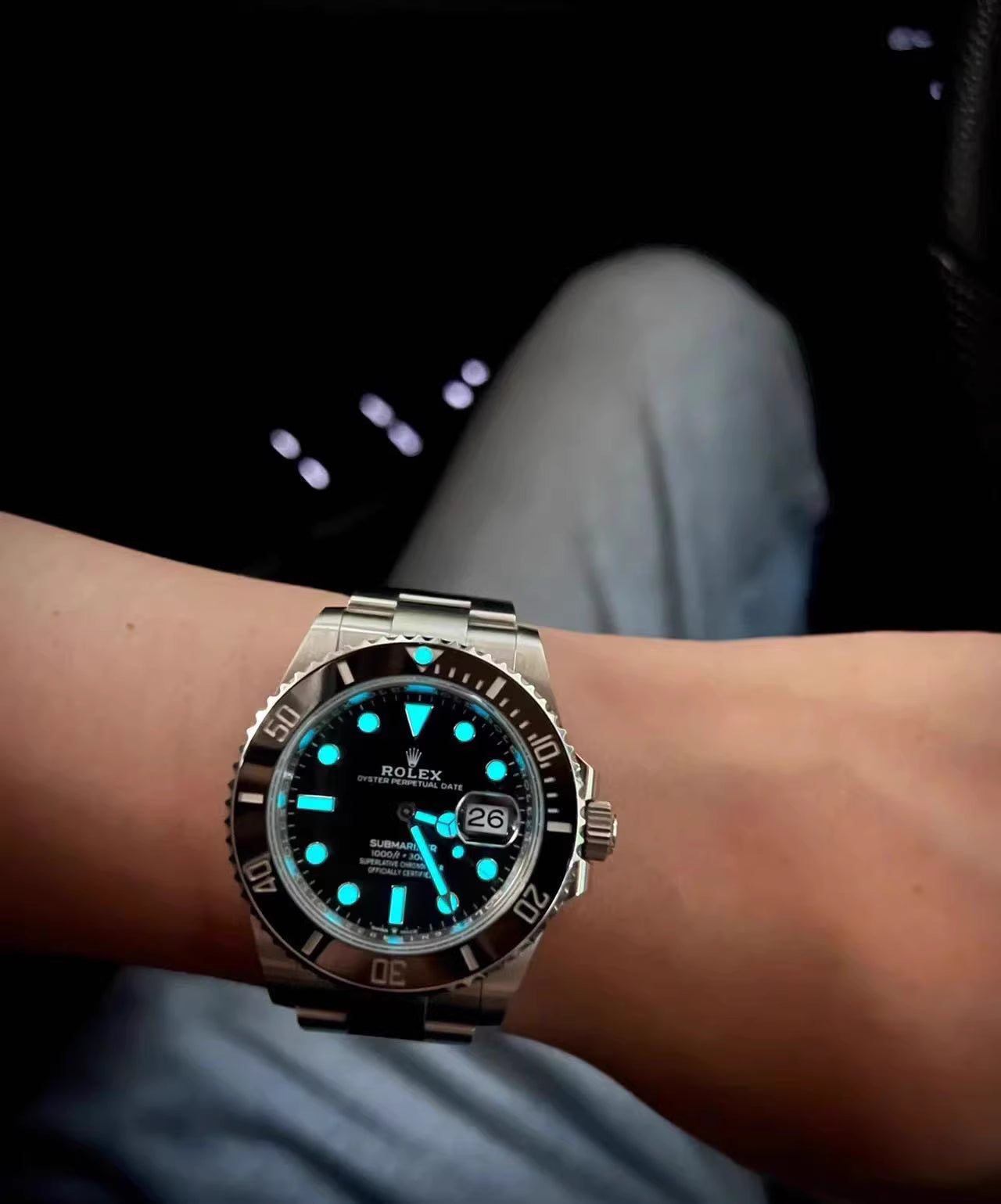 Rolex Labor's home green ghost business fully automatic machinery fashion casual steel belt men's watch wholesale dropshipping source factory