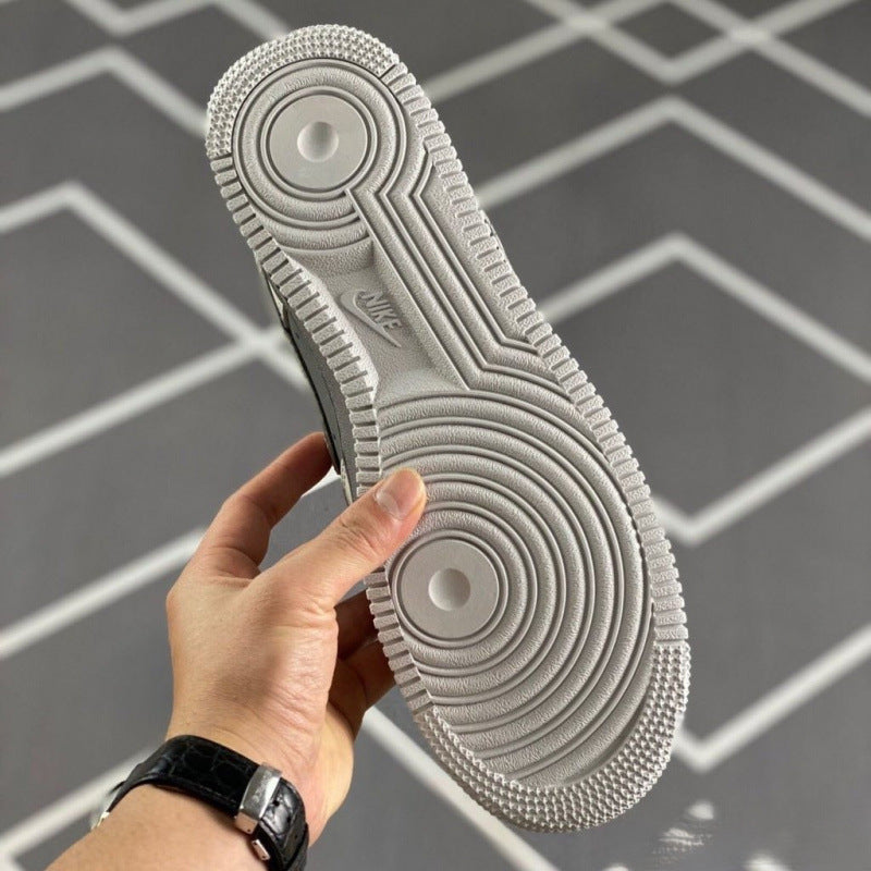 Nike shoes Putian's new cross-border AF1 Air Force No. 1 light and dark gray low-hook low-top men's and women's sneakers are a cross-border hot seller