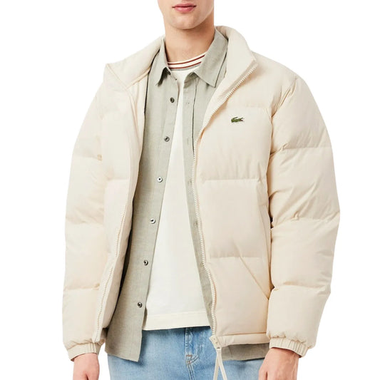 Lacosta Cross-border Lac Crocodile Classic Logo Embroidery British Old Money Style Simple Stand Collar Bread Padded Jacket