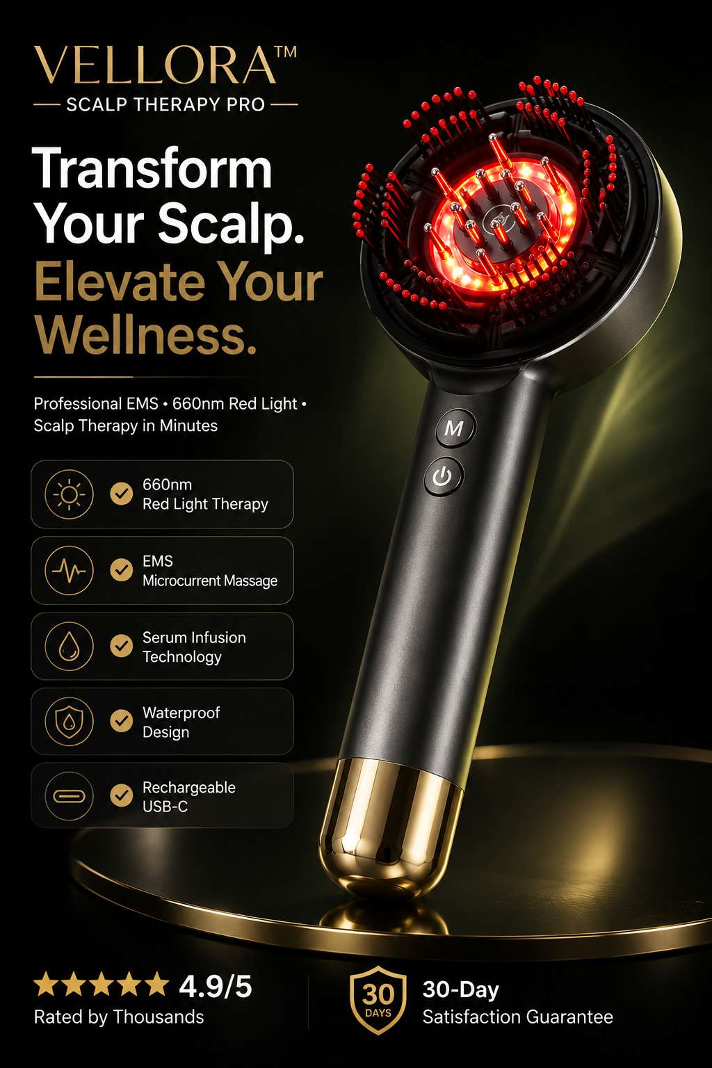 Vellora™ Scalp Therapy Pro