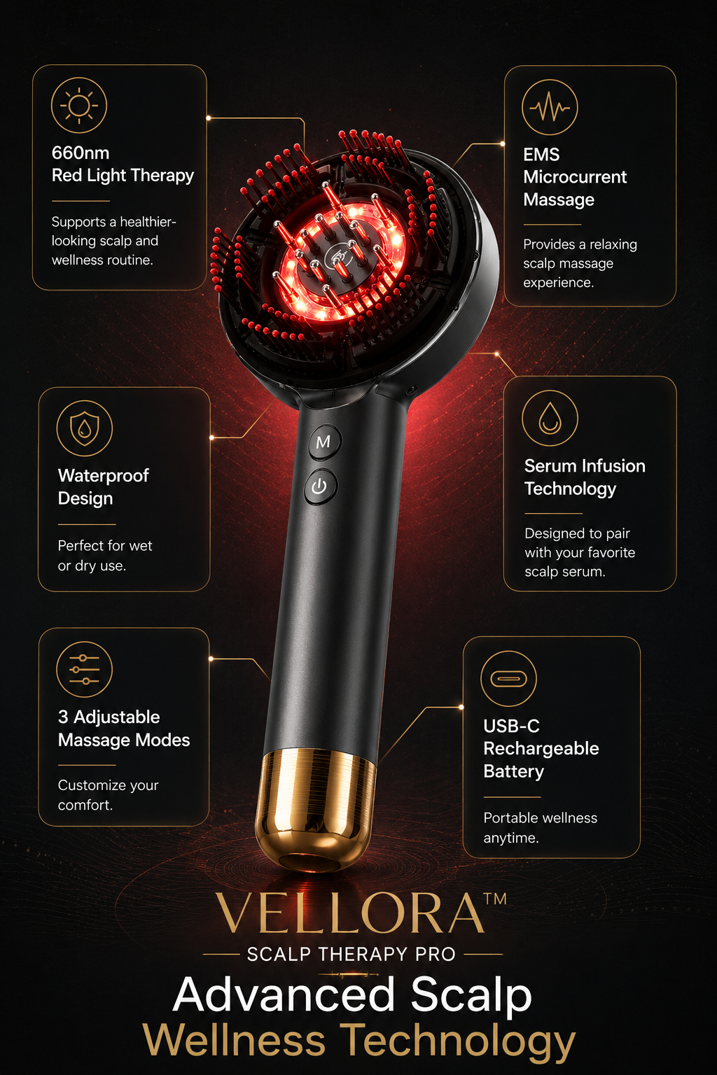 Vellora™ Scalp Therapy Pro