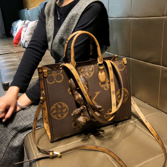 Gucci Bags Cross-border foreign trade tote bag 2025 commuting large capacity new one-shoulder hand-held crossbody bag is fashionable and versatile