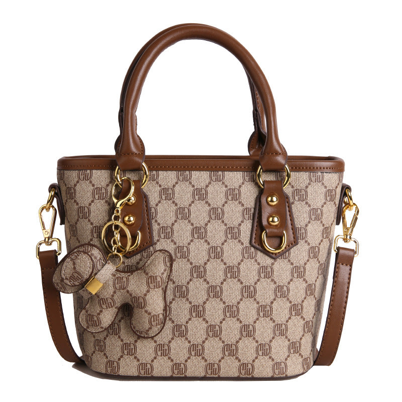 Gucci Bag Cross-border bag women's high-end bucket bag 2025 new temperament retro fashion versatile one-shoulder crossbody bag women's bag
