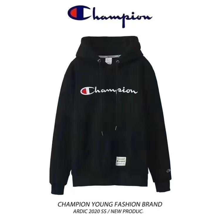 champion New trendy brand spring and autumn embroidered sweatshirts, men's and women's couple hats, sweatshirts, hooded loose tops, jackets