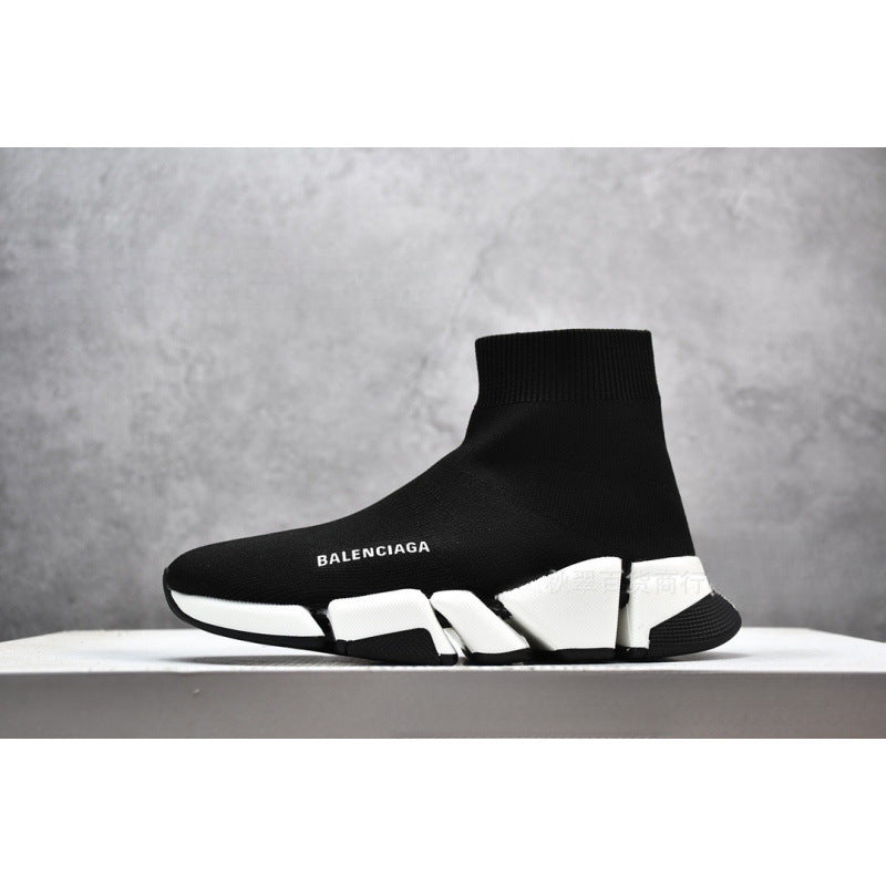 Balenciaga Putian socks, shoes, stretchy high-top dad shoes, men's and women's platform height-boosting shoes, casual and versatile couple sneakers