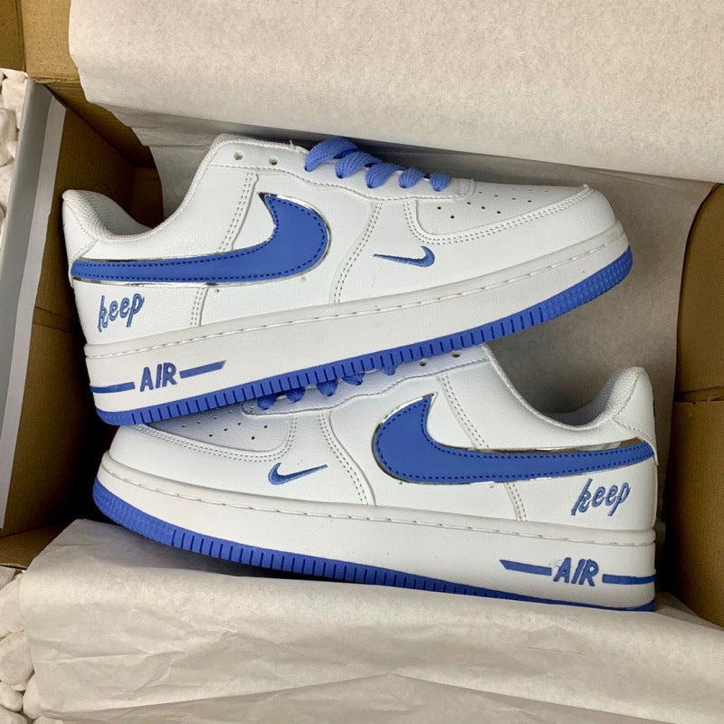 Nike shoes Explosive AF1 Silver Campus Cheap Casual Versatile Men and Women Ins Couple Trend Luck Adult Order Breathable