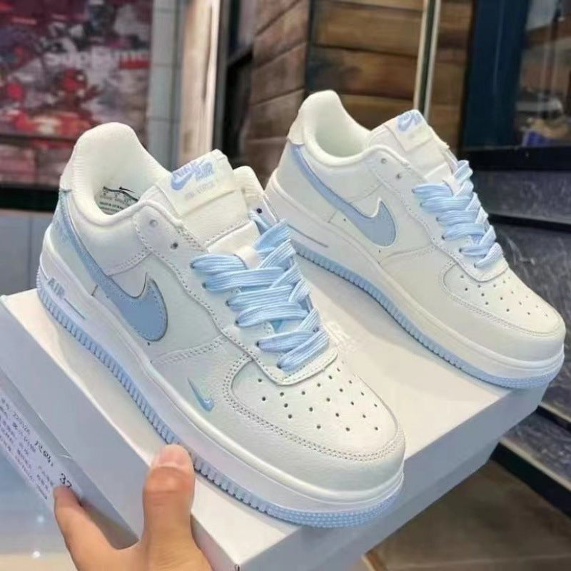 Nike shoes Explosive AF1 Silver Campus Cheap Casual Versatile Men and Women Ins Couple Trend Luck Adult Order Breathable