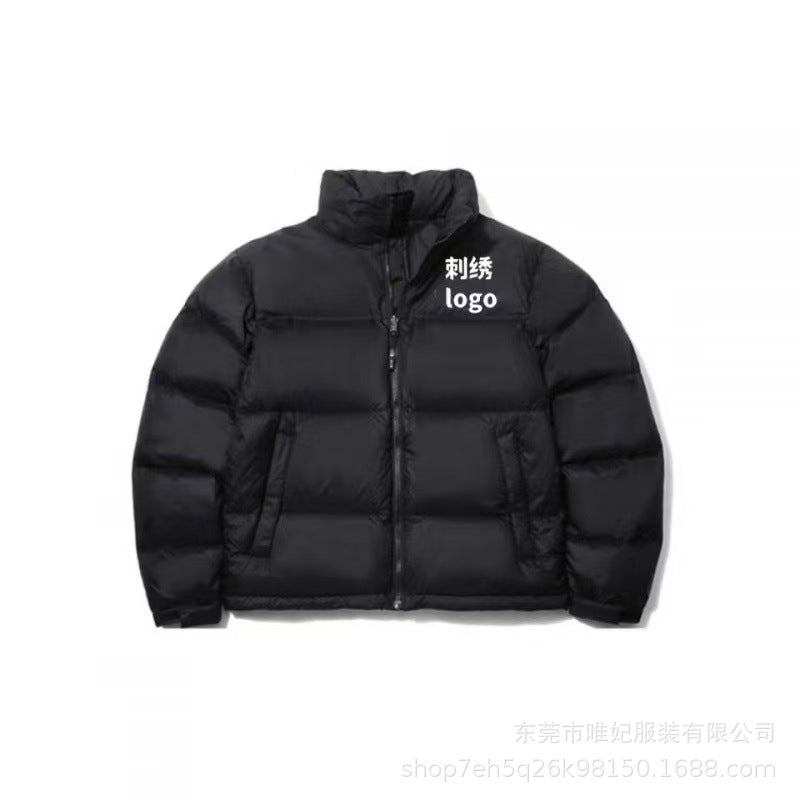 The NORTH FACE High quality North Face Beauty Edition 1996 Feather Cotton Jacket Winter Men's and Women's Stand Collar Thickened Windproof Bread Jacket Cotton Jacket