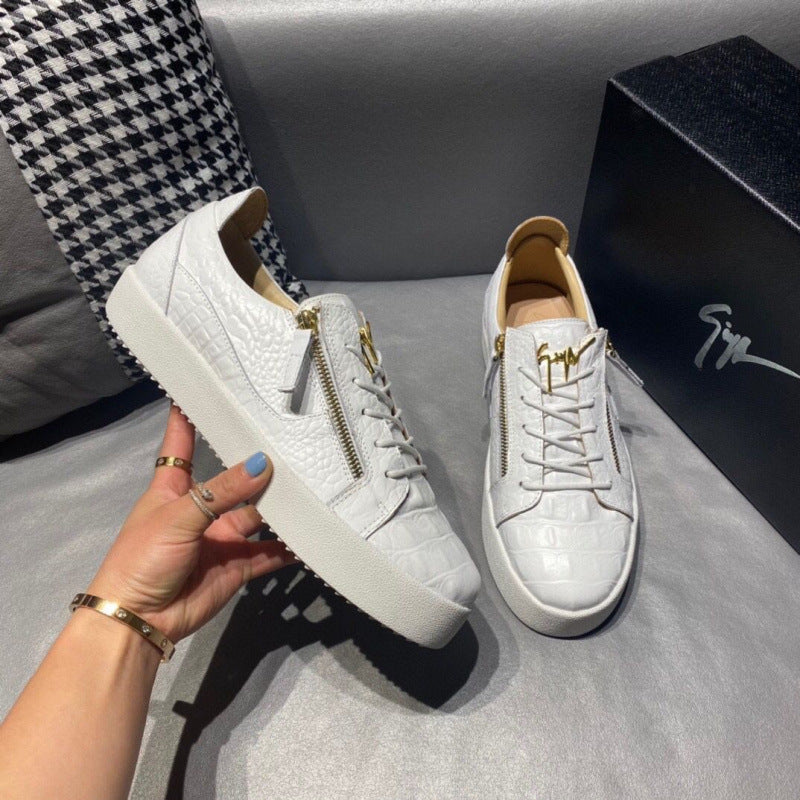 High-value flat-soled, wear-resistant, non-slip lace-up shoes, low-top breathable athleisure shoes, Internet celebrities, versatile and popular men's shoes
