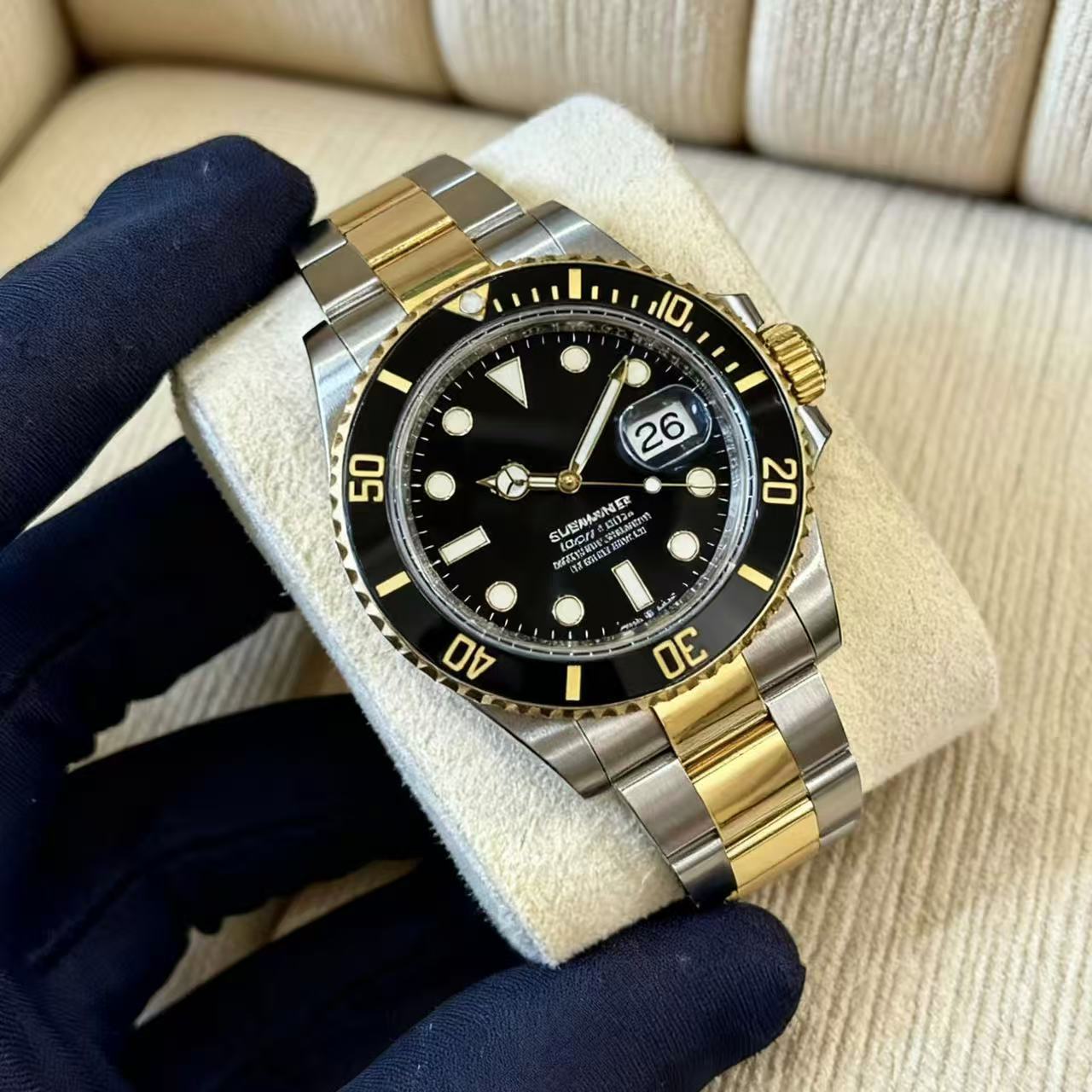 Rolex Labor's home green ghost business fully automatic machinery fashion casual steel belt men's watch wholesale dropshipping source factory