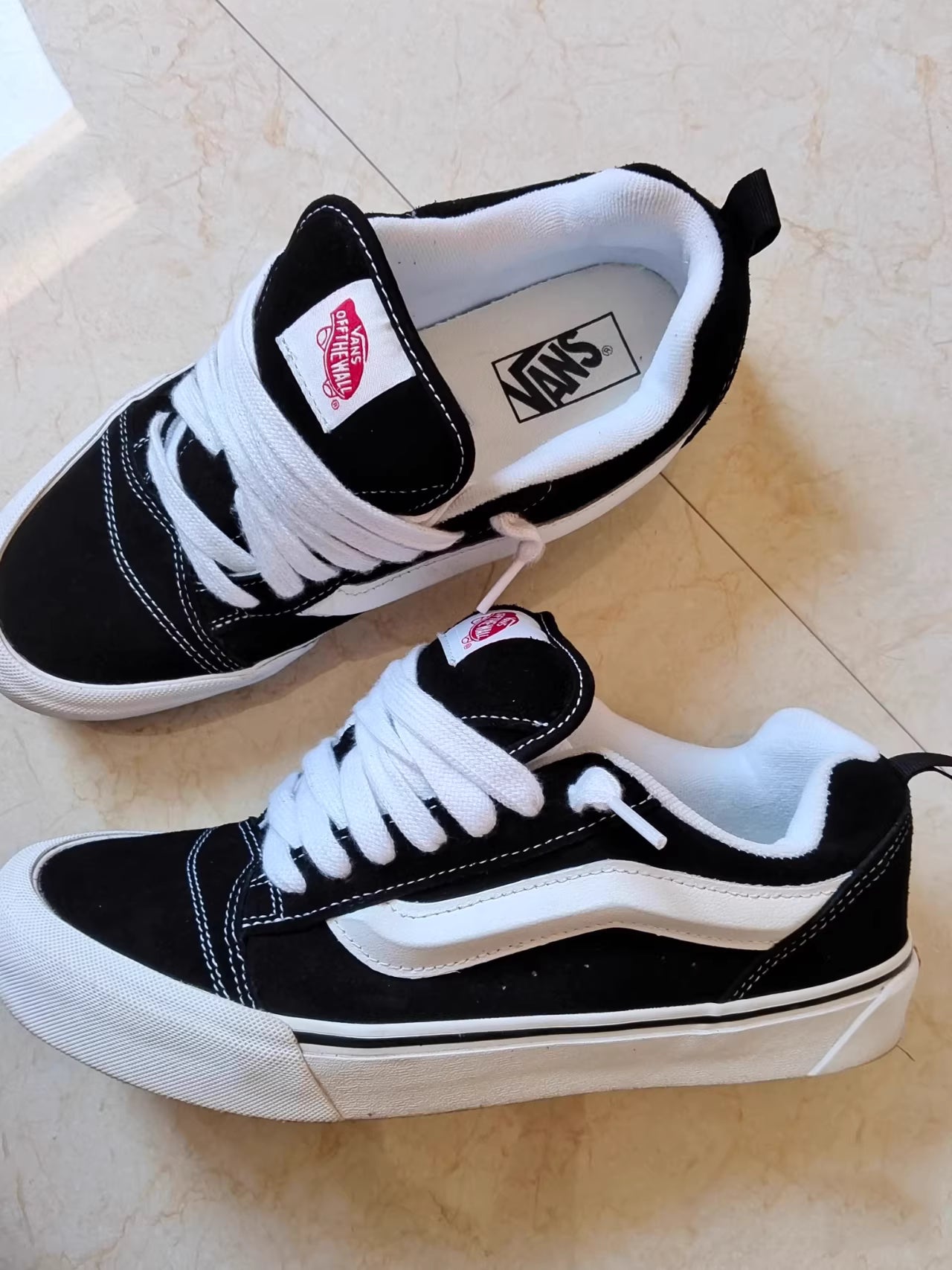 Vans [Cross-border exclusive] Putian shoes, Wanjiasi bread shoes, thick tongue board shoes, men's skateboard shoes, women's wear-resistant and comfortable