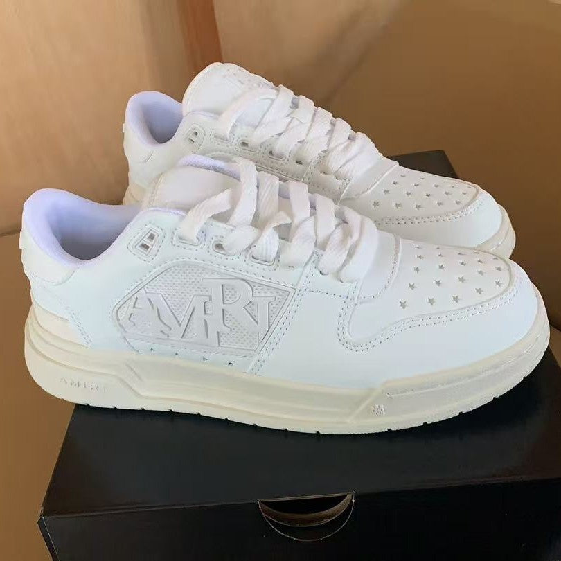 AMIRI Retro distressed spliced board shoes, niche design, low-top casual shoes, student party daily versatile sneakers