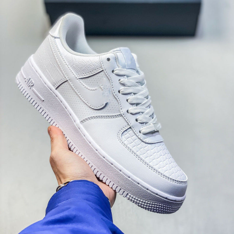 Explor Nike What The LA Collaboration Mandarin Duck Air Force One Versatile Casual Sportsboard Shoes for Men and Women AF1 Trendy Shoes