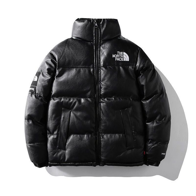 The North Face 2026 Fall/Winter Padded Jacket Down Couple Thickened Loose Clothes Men's and Women's Padded Jackets Bread Jackets Stand Collar