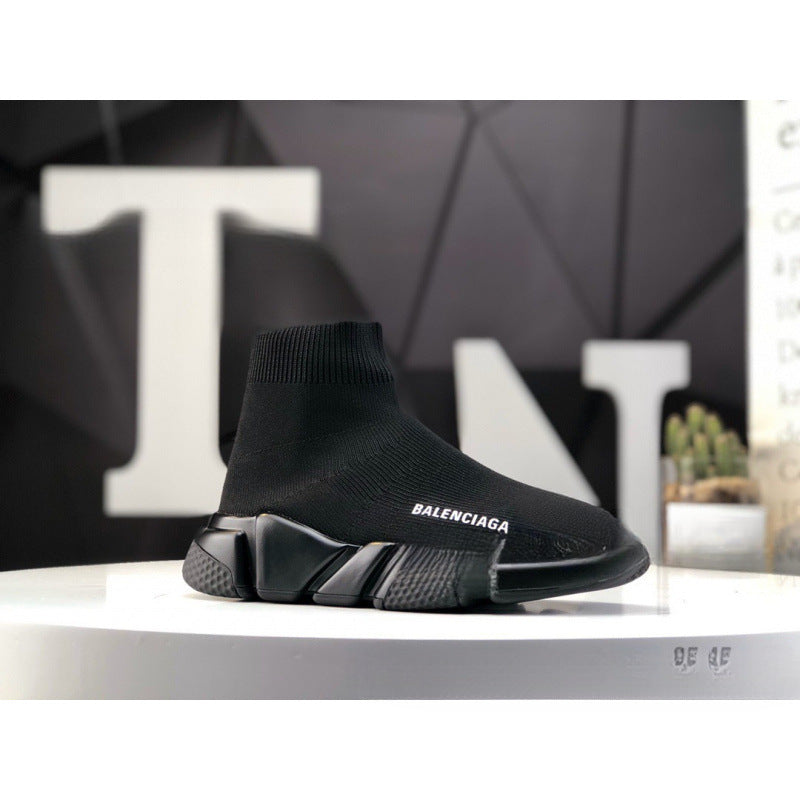 Balenciaga Putian socks, shoes, stretchy high-top dad shoes, men's and women's platform height-boosting shoes, casual and versatile couple sneakers