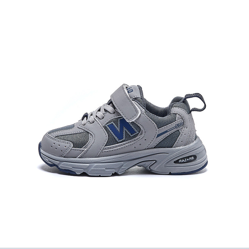 New balance Children's shoes wholesale 2025 spring and autumn new girls' parent-child sneakers four seasons boys' dad shoes children's casual shoes