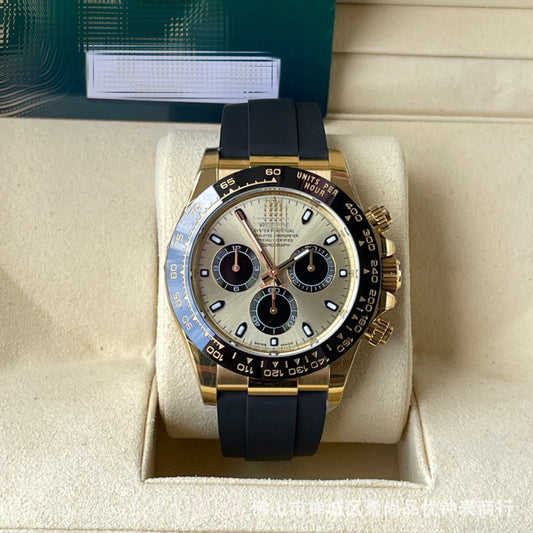 New caliber 4131 chronograph Cross-border 7750 Ice Landi 4131 Panda Di Yu Wenle Men's Mechanical Watch Bei Sister-in-law Watch AliExpress Foreign Trade