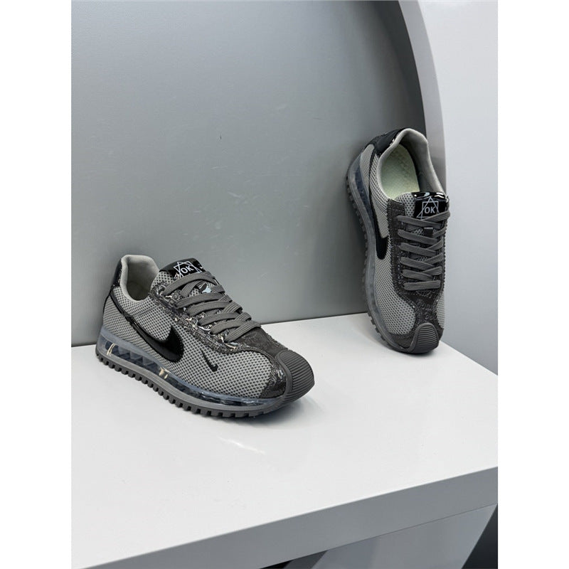 Nike 2026 Men's Shoes New Air Cushion Sole Breathable Mesh Forrest Gump Thick-soled Fashionable Versatile Casual Sports Shoes