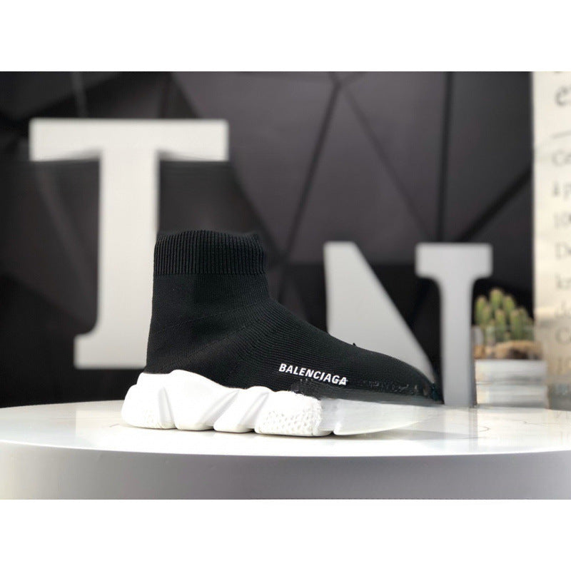 Balenciaga Putian socks, shoes, stretchy high-top dad shoes, men's and women's platform height-boosting shoes, casual and versatile couple sneakers