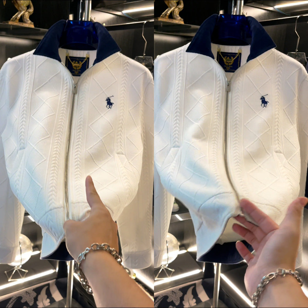Polo Autumn new fashion, versatile, trendy, light luxury, high-quality men's ruffian, casual lapels, comfortable jackets, jackets