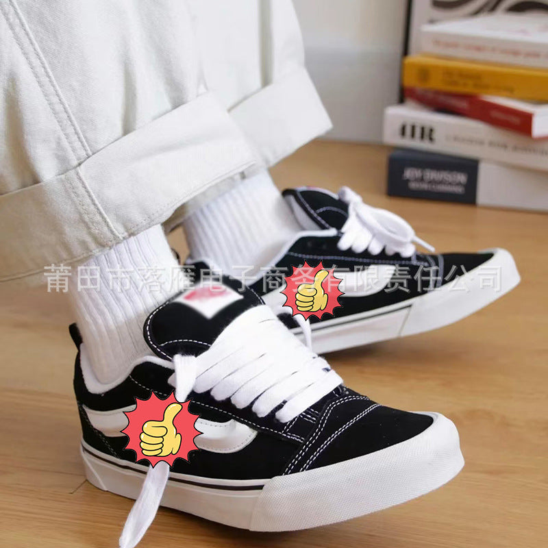 Vans [Cross-border exclusive] Putian shoes, Wanjiasi bread shoes, thick tongue board shoes, men's skateboard shoes, women's wear-resistant and comfortable