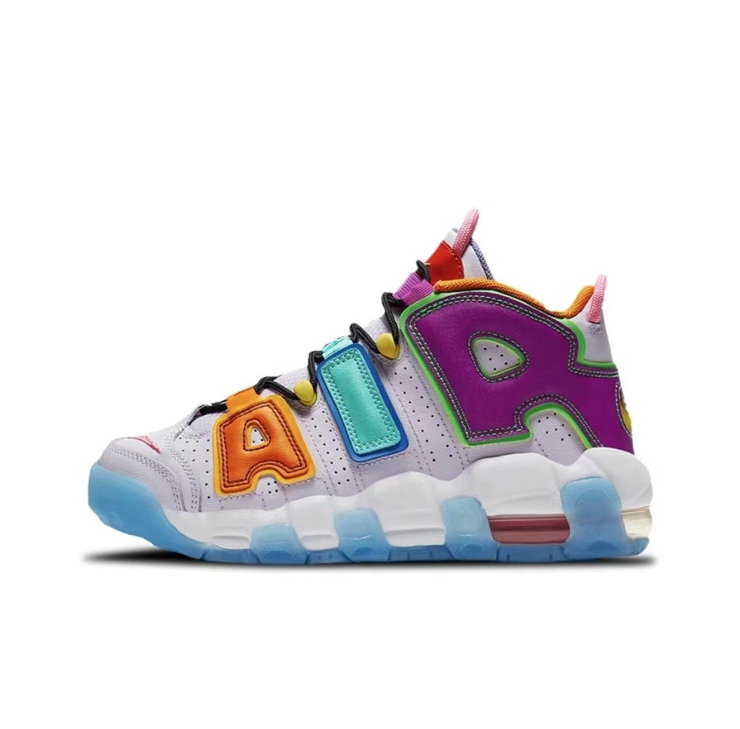Putian Shoes Big Pippen Air Platinum Panda Liquid Silver Running Air Cushion Thick-soled Sports Casual Men's and Women's Basketball Shoes