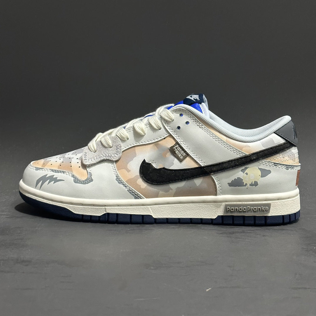 Nike shoes High Quality Force 1 Panda Prank Quan Zhilong Daisy Air Force No. 1 Board Shoes Men and Women Vintage Sneakers