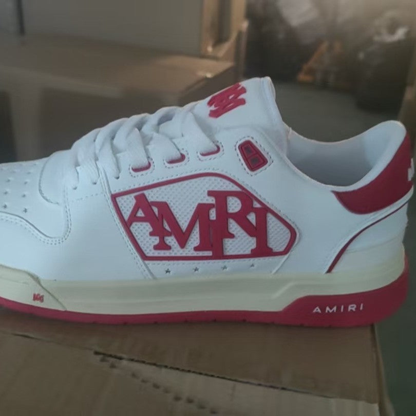 AMIRI Retro distressed spliced board shoes, niche design, low-top casual shoes, student party daily versatile sneakers