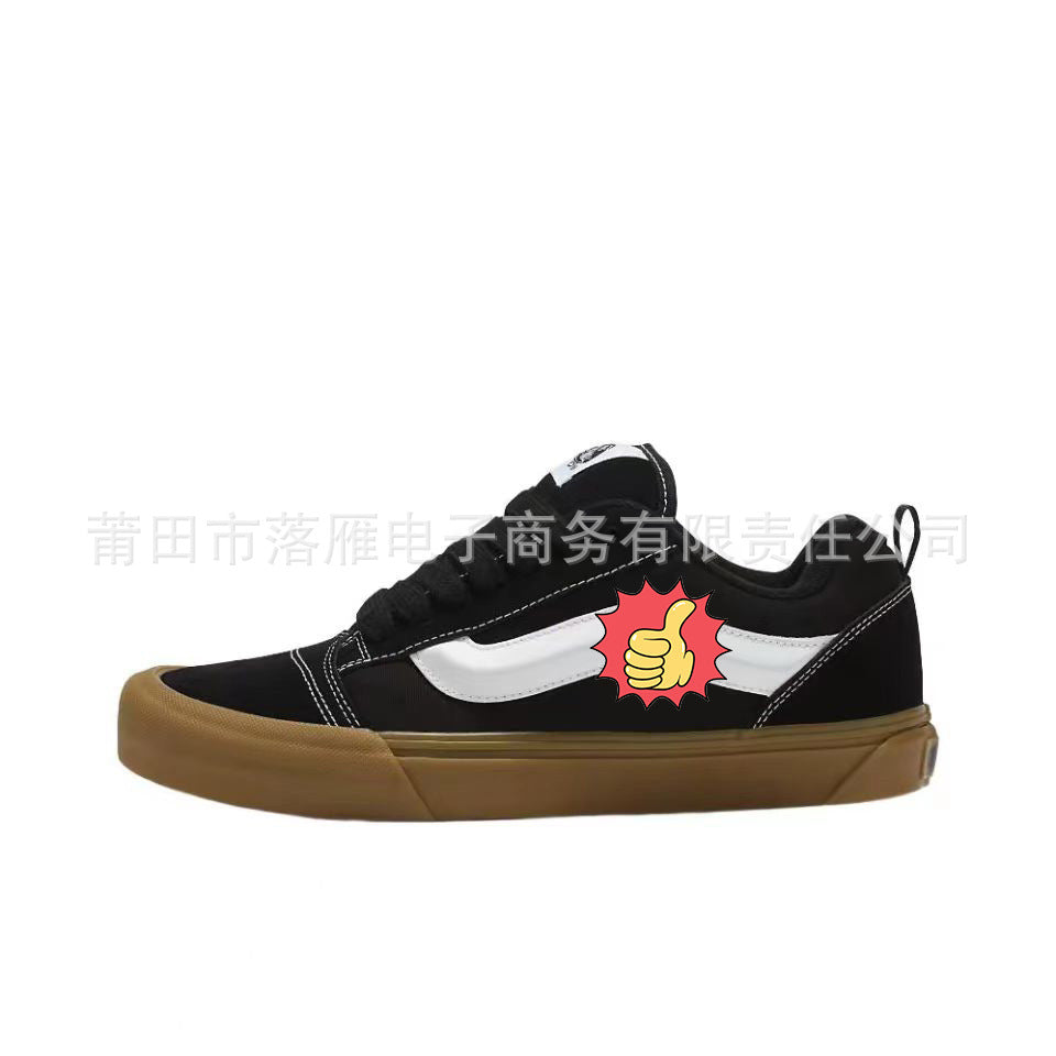 Vans [Cross-border exclusive] Putian shoes, Wanjiasi bread shoes, thick tongue board shoes, men's skateboard shoes, women's wear-resistant and comfortable