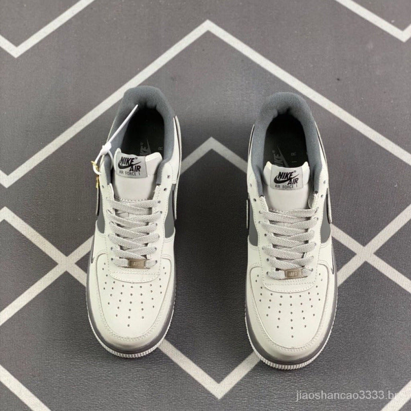 Nike shoes Putian's new cross-border AF1 Air Force No. 1 light and dark gray low-hook low-top men's and women's sneakers are a cross-border hot seller