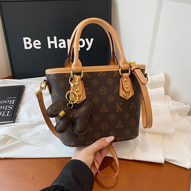 Gucci Bag Cross-border bag women's high-end bucket bag 2025 new temperament retro fashion versatile one-shoulder crossbody bag women's bag