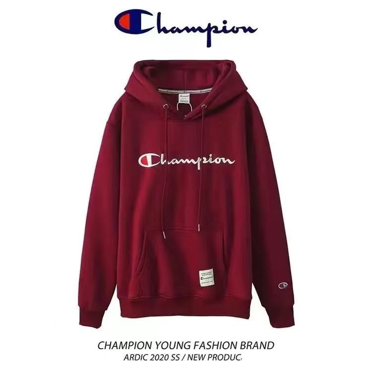 champion New trendy brand spring and autumn embroidered sweatshirts, men's and women's couple hats, sweatshirts, hooded loose tops, jackets