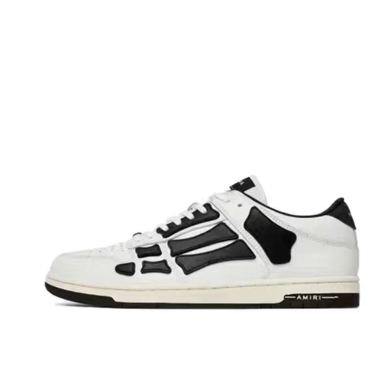 Amiri New bone shoes, star models, high-value couples, trendy fashion, versatile white shoes, casual sports men's and women's board shoes