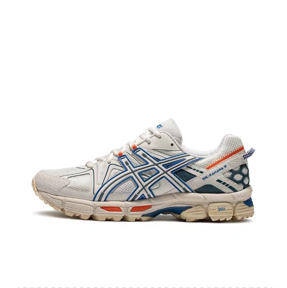 Asics Cross border wholesale Gel-Kahana 8 Ser sneakers men's and women's retro shock-absorbing anti-slip mesh breathable running shoes