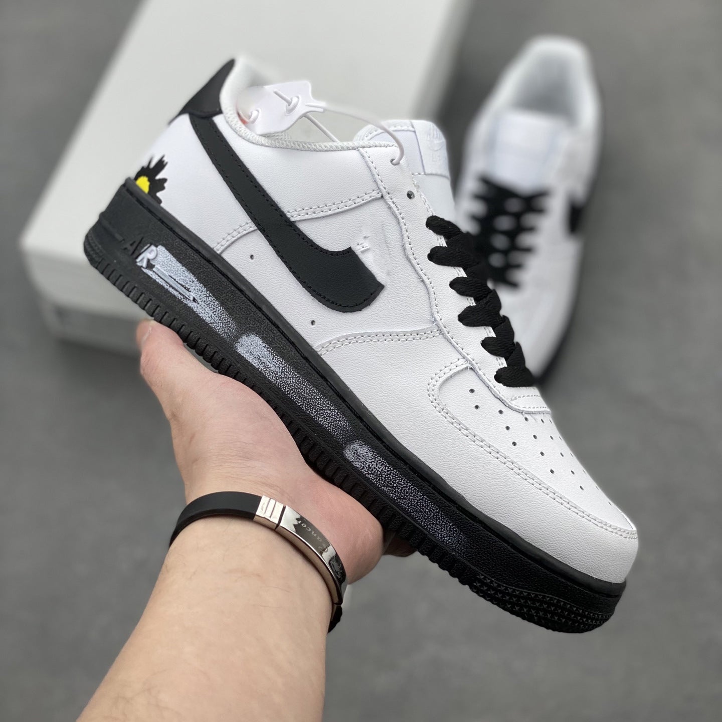 Nike shoes High Quality Force 1 Panda Prank Quan Zhilong Daisy Air Force No. 1 Board Shoes Men and Women Vintage Sneakers