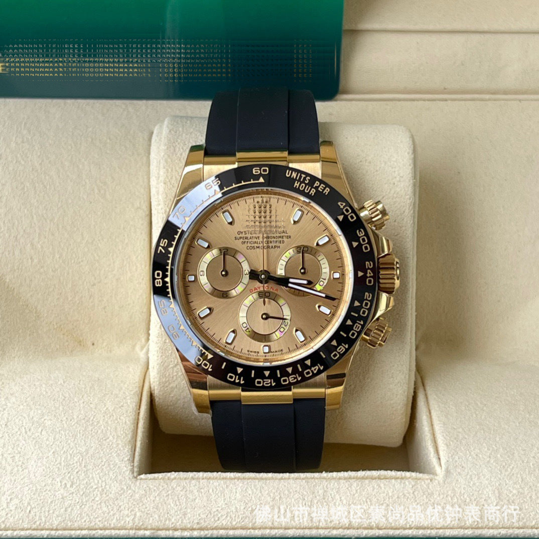 New caliber 4131 chronograph Cross-border 7750 Ice Landi 4131 Panda Di Yu Wenle Men's Mechanical Watch Bei Sister-in-law Watch AliExpress Foreign Trade