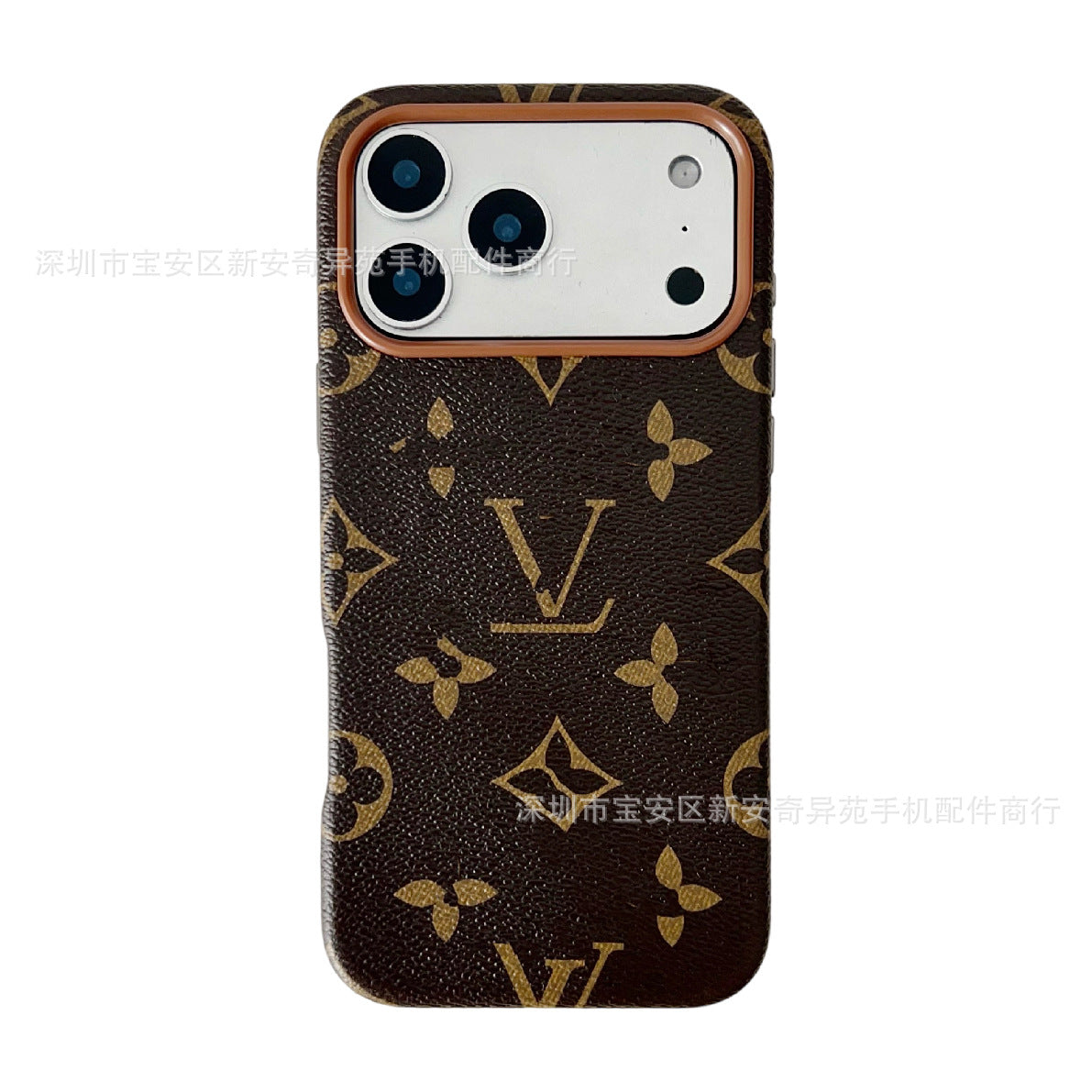 LV Light luxury denim trendy brand mobile phone case for iPhone17Promax new all-inclusive Apple 16 phone case