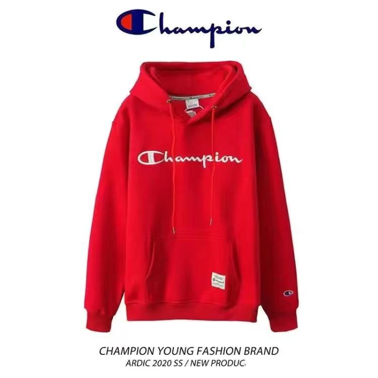 champion New trendy brand spring and autumn embroidered sweatshirts, men's and women's couple hats, sweatshirts, hooded loose tops, jackets