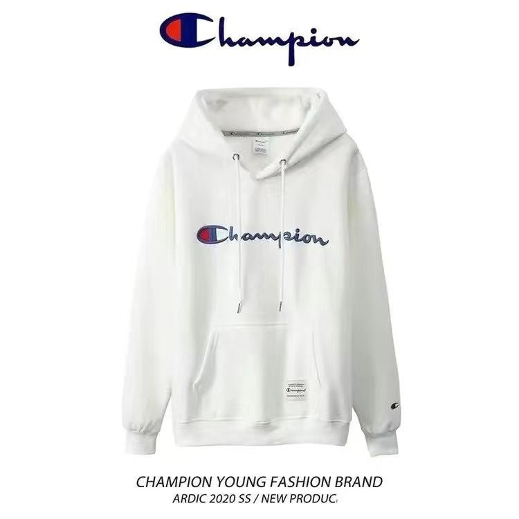 champion New trendy brand spring and autumn embroidered sweatshirts, men's and women's couple hats, sweatshirts, hooded loose tops, jackets