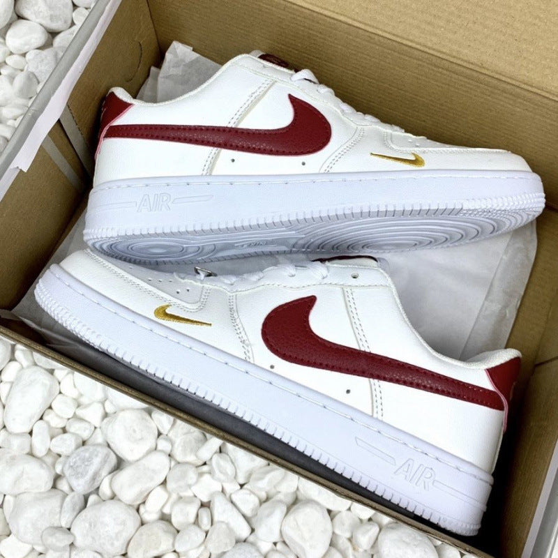 Nike shoes Explosive AF1 Silver Campus Cheap Casual Versatile Men and Women Ins Couple Trend Luck Adult Order Breathable