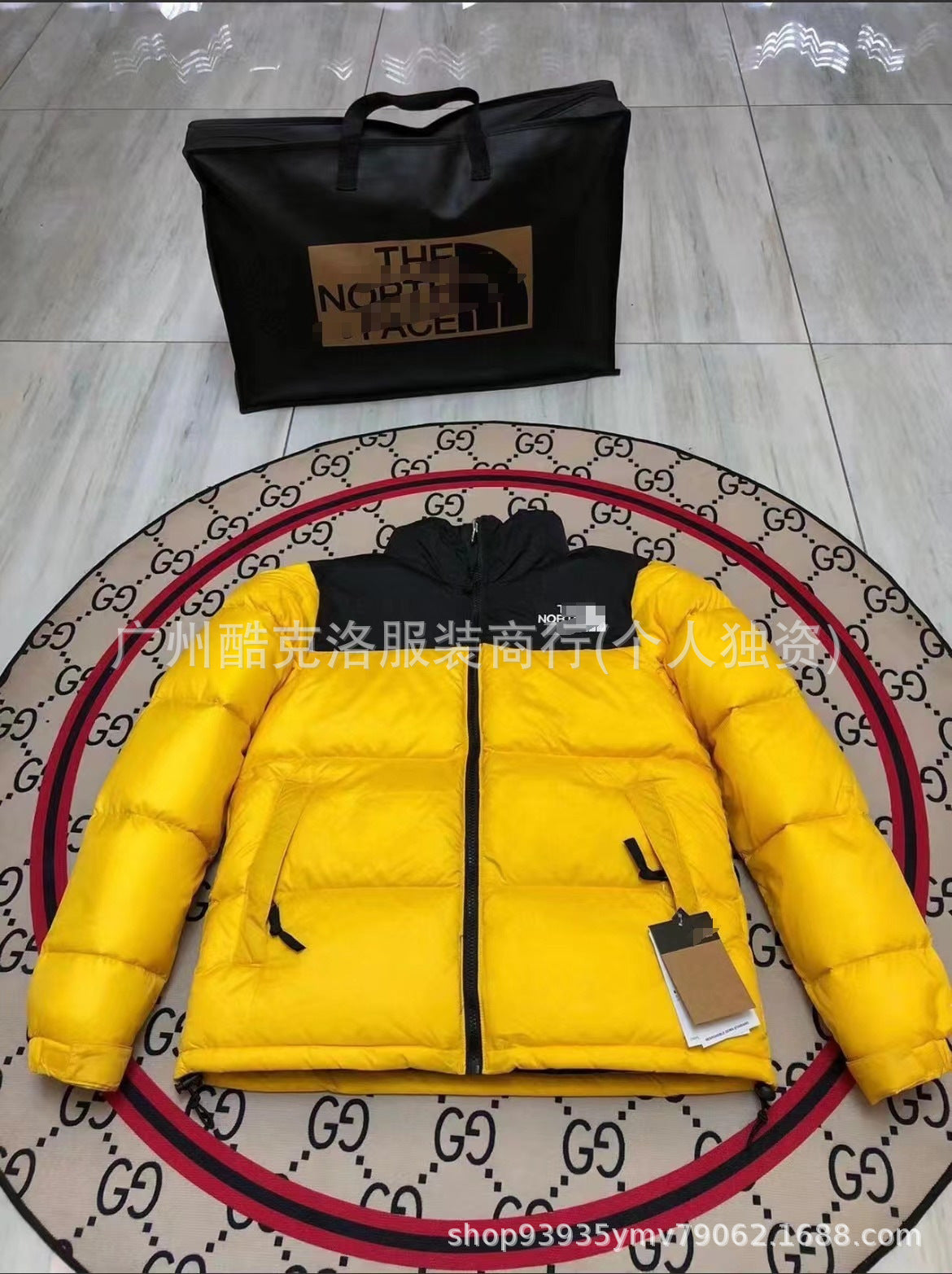 THE NORHT FACE American version embroidered 1996 cotton jacket for men and women couple loose and versatile casual thickened warm classic bread clothes