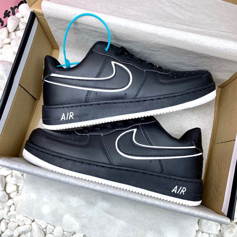 Nike shoes Explosive AF1 Silver Campus Cheap Casual Versatile Men and Women Ins Couple Trend Luck Adult Order Breathable