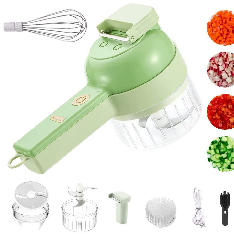 Vegetable cutter multi-functional home cooking food machine new cordless electric dicer to make garlic meat foam