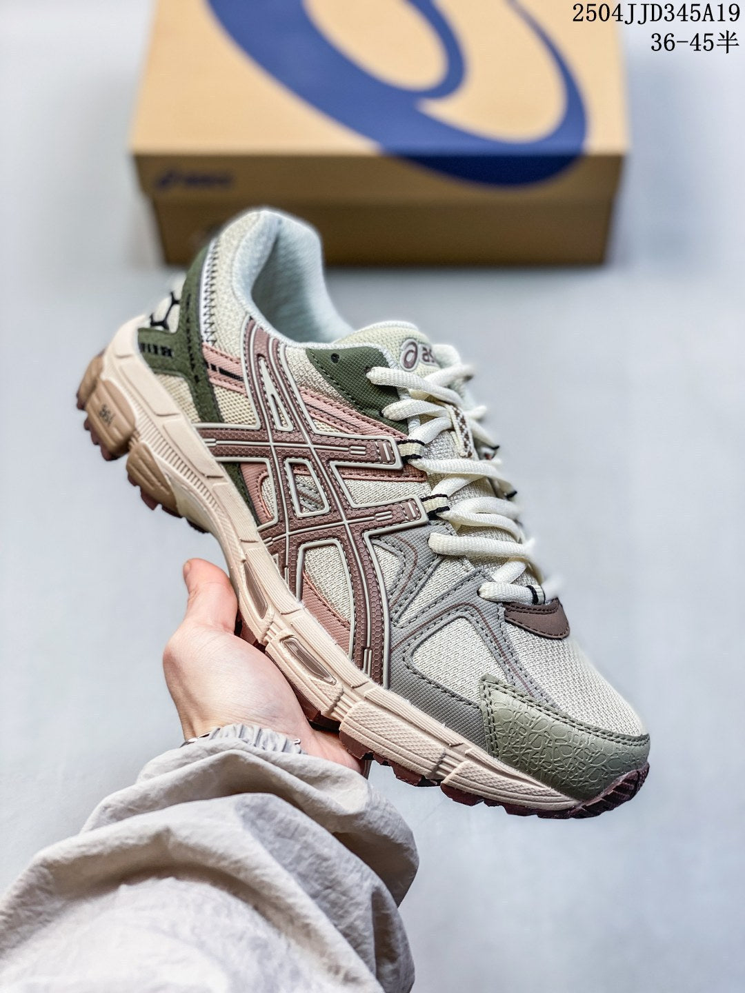 Asics Cross border wholesale Gel-Kahana 8 Ser sneakers men's and women's retro shock-absorbing anti-slip mesh breathable running shoes
