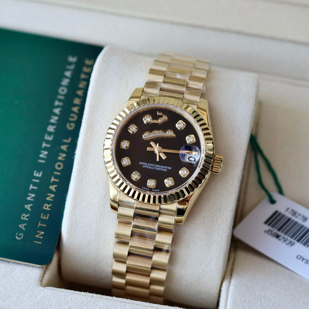 ROLEX GS Factory Oyster Perpetual Datejust Ladies Diamond Star 2236 Fully Automatic Mechanical Ladies Watch