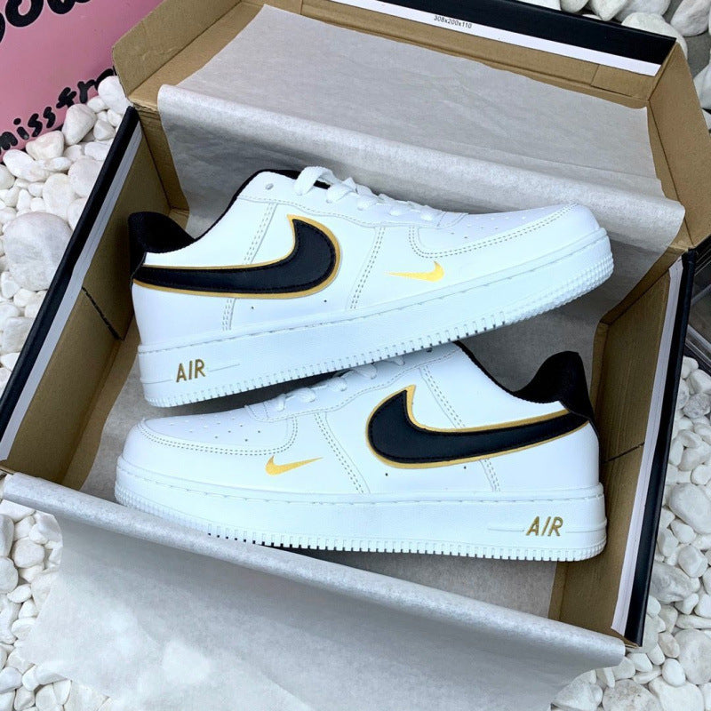 Nike shoes Explosive AF1 Silver Campus Cheap Casual Versatile Men and Women Ins Couple Trend Luck Adult Order Breathable