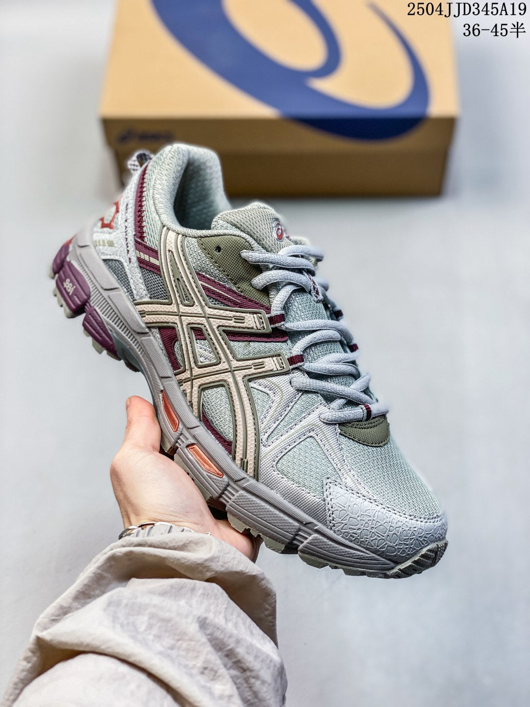 Asics Cross border wholesale Gel-Kahana 8 Ser sneakers men's and women's retro shock-absorbing anti-slip mesh breathable running shoes