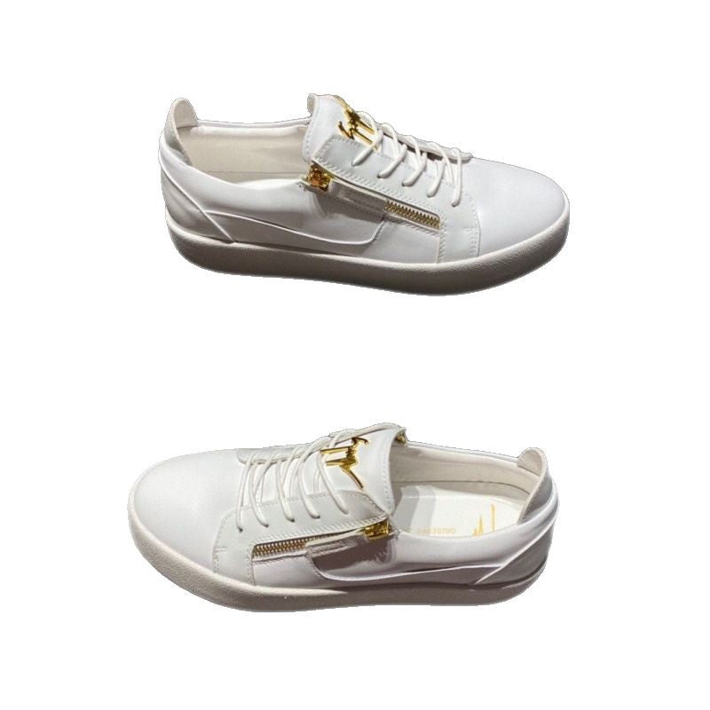 High-value flat-soled, wear-resistant, non-slip lace-up shoes, low-top breathable athleisure shoes, Internet celebrities, versatile and popular men's shoes