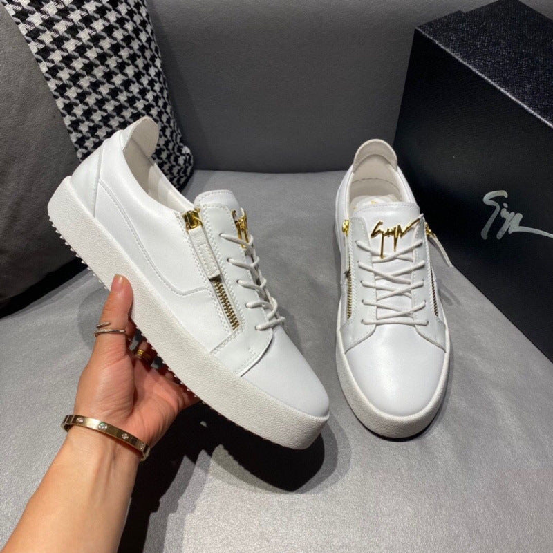 High-value flat-soled, wear-resistant, non-slip lace-up shoes, low-top breathable athleisure shoes, Internet celebrities, versatile and popular men's shoes