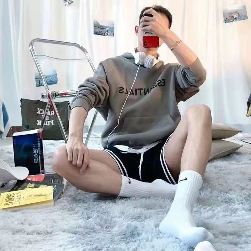 Free Nike Socks come with one shoes order Boxed socks men's and women's ins cotton anti-odor versatile medium socks autumn running sweat-absorbing sports socks student stockings